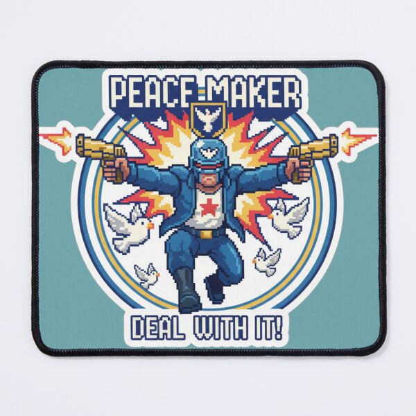 Item preview, vigilante peace maker Sticker designed and sold by Nubitra.