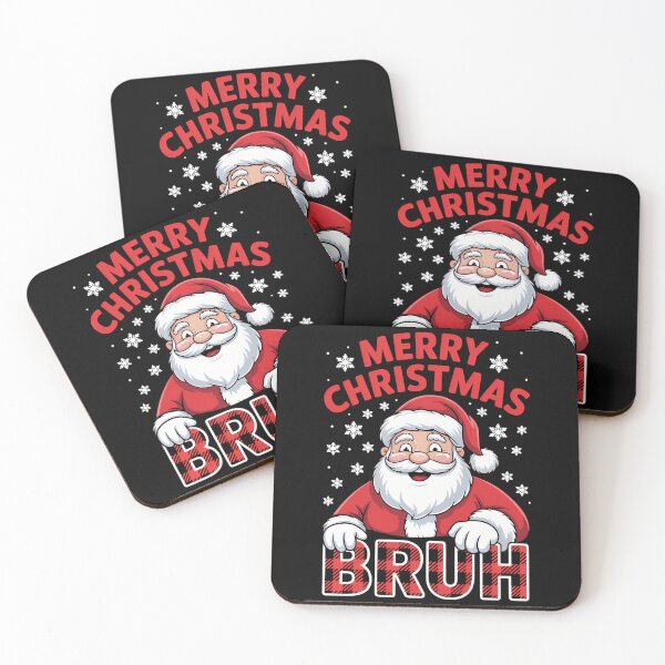Item preview, Merry Christmas Bruh Funny Santa Claus designed and sold by WalshDrawnLaugh.