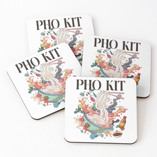 Item preview, Funny Pho Kit Noodle Bowl Pun with Ingredients Illustration designed and sold by JeniiArt.