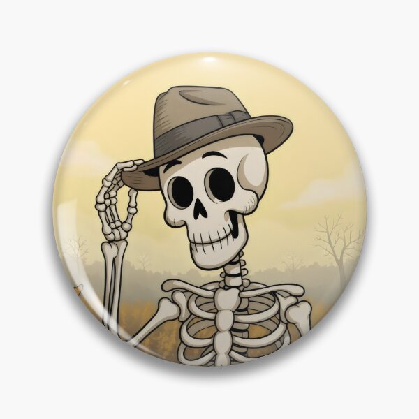 Item preview, Skeleton gentleman. designed and sold by MyHappyArtShop.