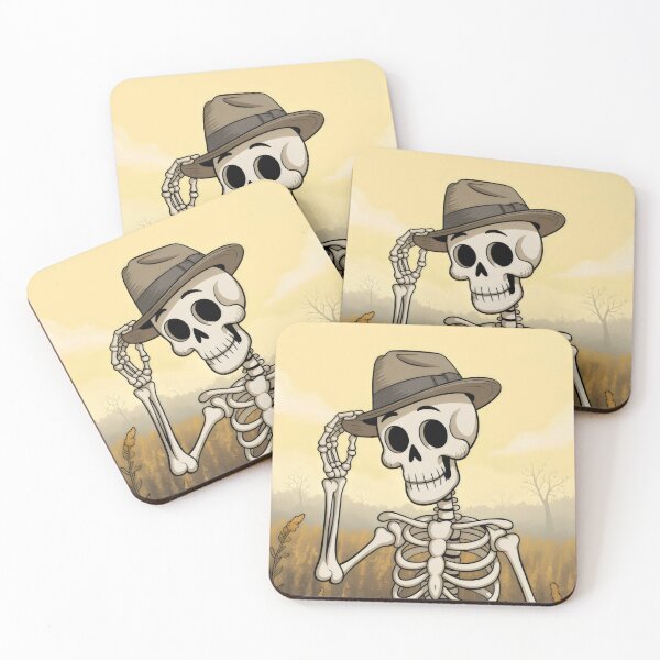 Item preview, Skeleton gentleman. designed and sold by MyHappyArtShop.