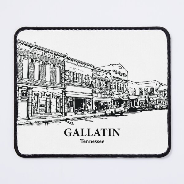Item preview, Gallatin - Tennessee designed and sold by Lakeric Cityscapes.