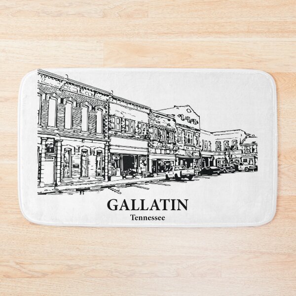 Item preview, Gallatin - Tennessee designed and sold by Lakeric Cityscapes.