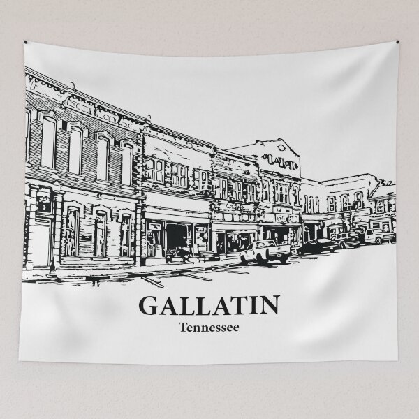 Item preview, Gallatin - Tennessee designed and sold by Lakeric Cityscapes.