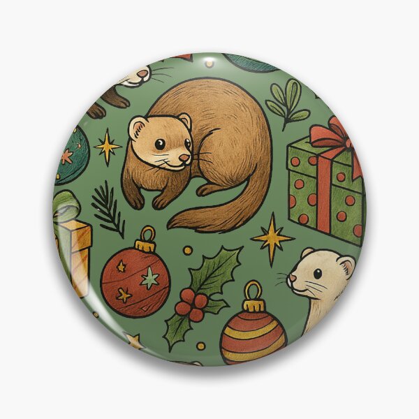 Item preview, Christmas Ferrets designed and sold by FrictionMaxxing.
