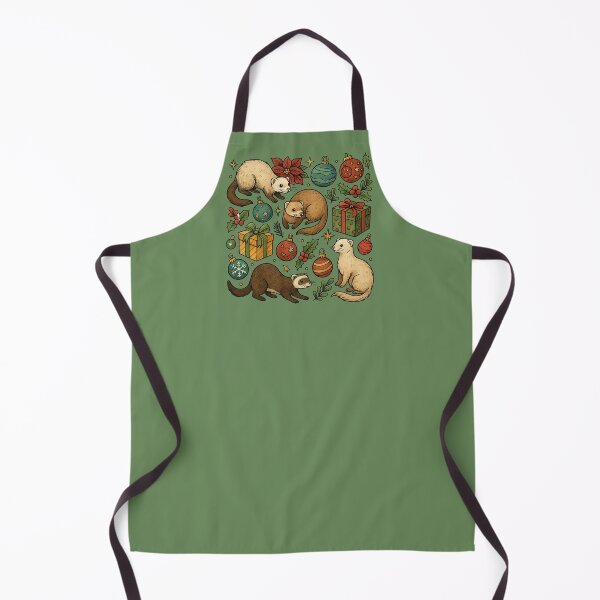 Item preview, Christmas Ferrets designed and sold by FrictionMaxxing.
