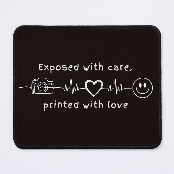 Item preview, Exposed with care, printed with love designed and sold by PixelstoPress.