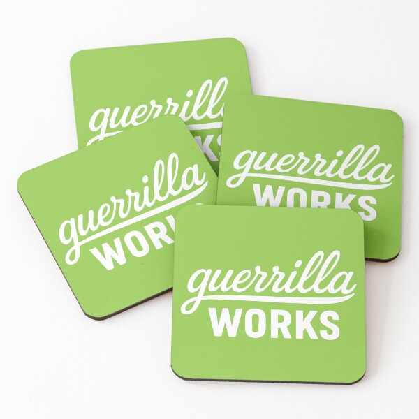Item preview, Guerrilla Works Brand White Wordmark  designed and sold by GuerrillaWorks.