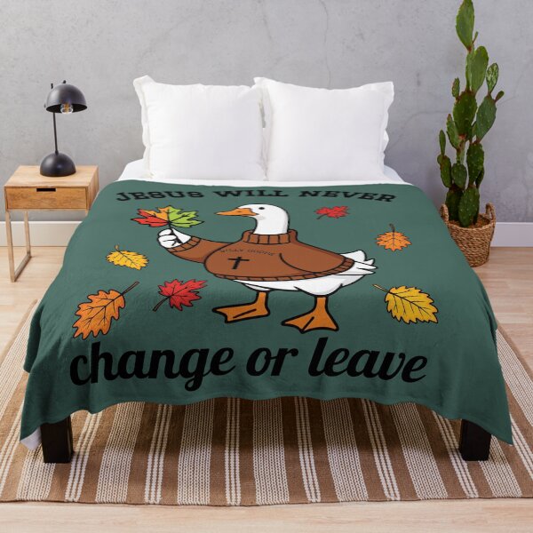 Item preview, Silly Goose Jesus Will Never Change or Leave designed and sold by Forevermore.