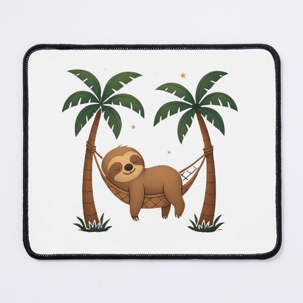 Item preview, sleeping sloth designed and sold by PawsGiggles.
