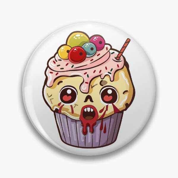 Item preview, Zombie Cupcake designed and sold by Shell Doodles Art.