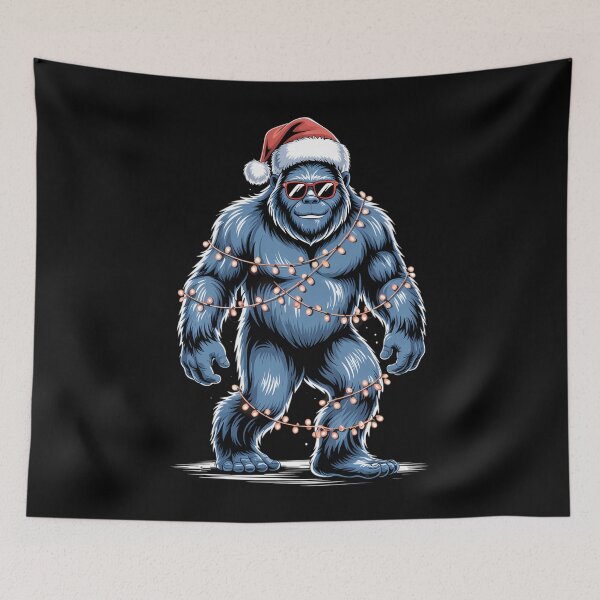 Item preview, Santa Bigfoot Christmas Xmas Sasquatch Lovers designed and sold by savrmiller.