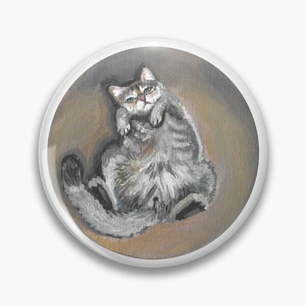 Item preview, portrait of a kitten designed and sold by alina-k-design.