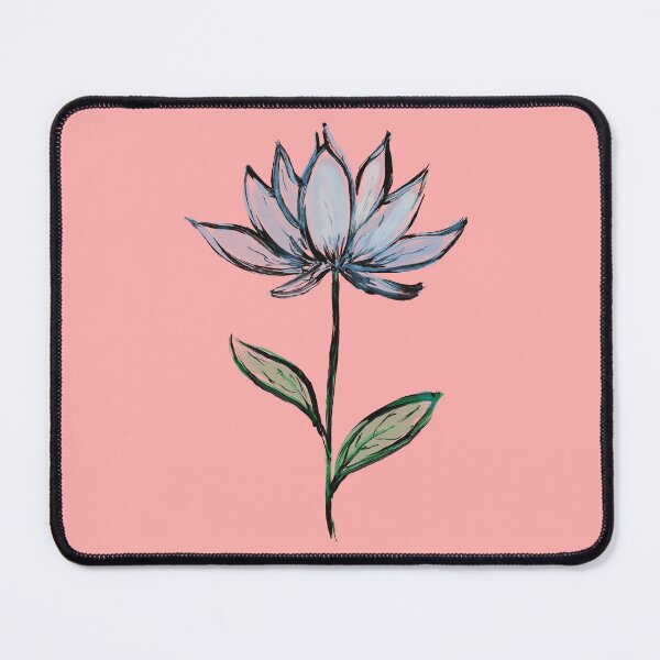 Artikelvorschau, Blaue Lotusblüte – Aquarellartige Illustration entworfen und verkauft von alec-t.