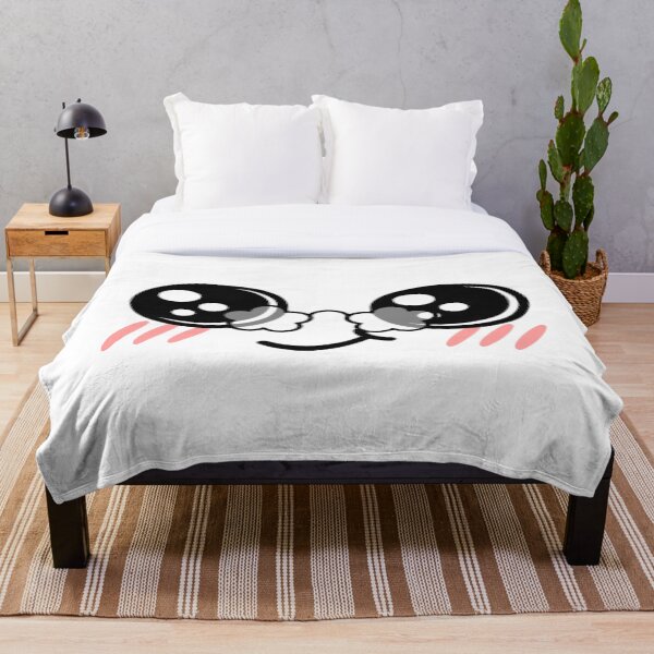 Artikelvorschau, Süßes Kawaii-errötendes Gesicht mit Brille entworfen und verkauft von BlushyPrint.