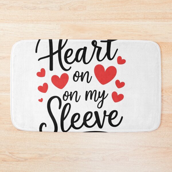 Item preview, Hearts on the Sleeve  Luxury Minimal Tee  Modern Streetwear Fit designed and sold by LaLaT-shirtCO.