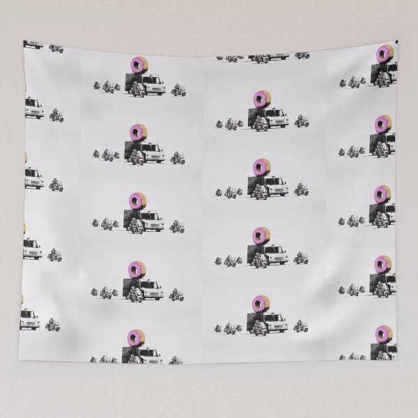 Item preview, Banksy Donuts designed and sold by SummerlandsArt.