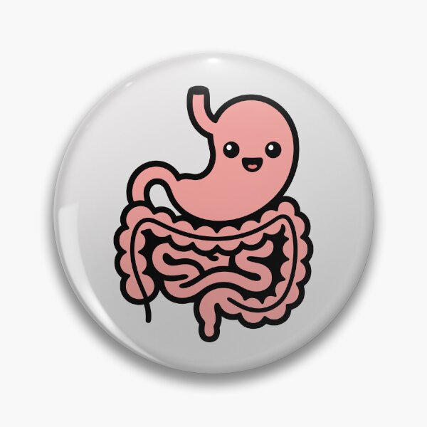 Item preview, Cute Stomach and Intestines – Kawaii Organ Design for Recovering Friends designed and sold by EmeraldeaArt.