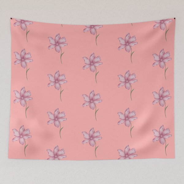 Item preview, Delicate Pink Flower in Bloom designed and sold by WanchaleeStudio.