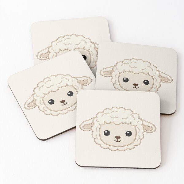 Item preview, Sweet Cartoon Sheep Portrait designed and sold by 0606PM.