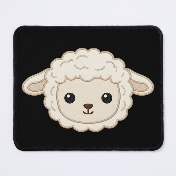Item preview, Sweet Cartoon Sheep Portrait designed and sold by 0606PM.