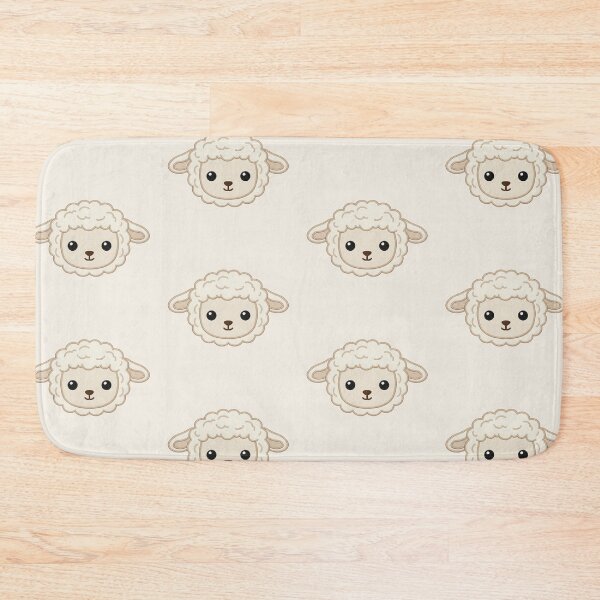 Item preview, Sweet Cartoon Sheep Portrait designed and sold by 0606PM.
