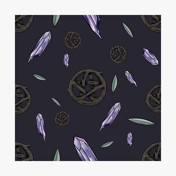 Item preview, Pentacles and Crystals designed and sold by RetroCoven.