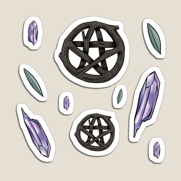 Item preview, Pentacles and Crystals designed and sold by RetroCoven.