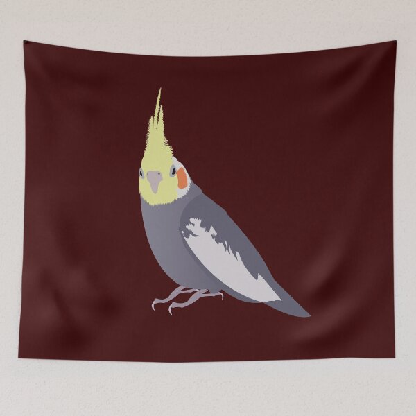 Aperçu de l'œuvre Oiseau calopsitte créée et vendue par KCPetPortraits.
