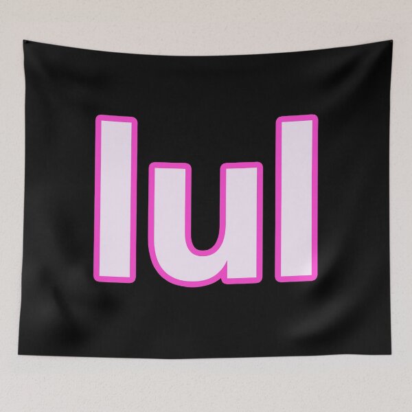 Item preview, lul, Pink Outline designed and sold by Memes N Lore .