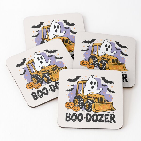 Item preview, Funny Boo‑Dozer Bulldozer Ghost – Cute Halloween Construction Truck designed and sold by wabeen.