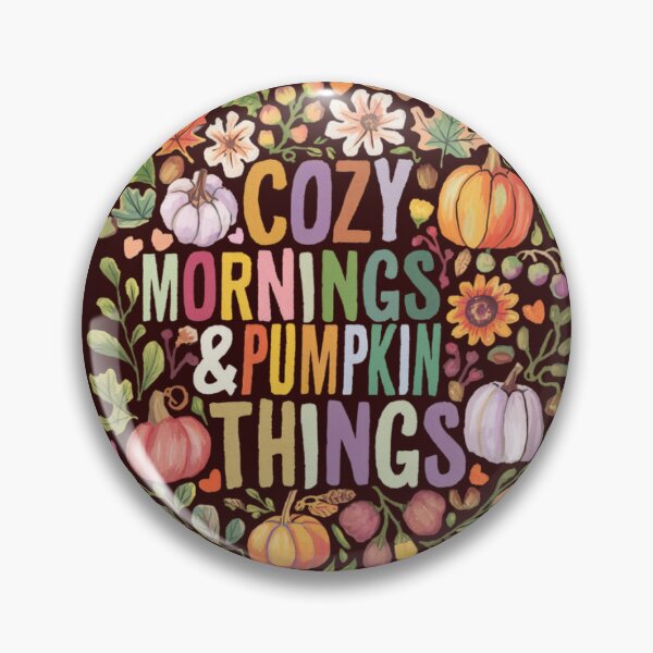Item preview, Cozy Mornings and Pumpkin Things – Cute Autumn Quote Design | Fall Aesthetic Art. designed and sold by SaraSumi.