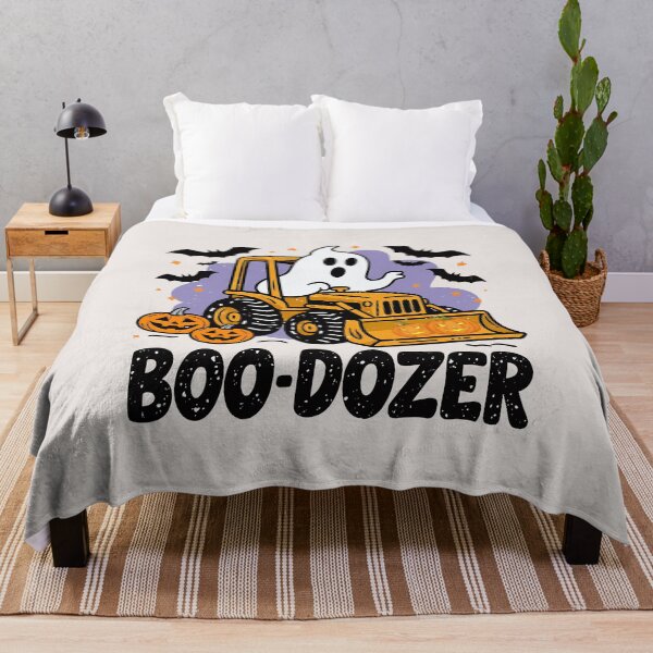 Item preview, Funny Boo‑Dozer Bulldozer Ghost – Cute Halloween Construction Truck designed and sold by wabeen.