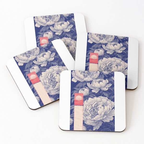 Item preview, Stippled Asian Japanese elegant flower poster vintage aesthetic sun designed and sold by meepmeep52.