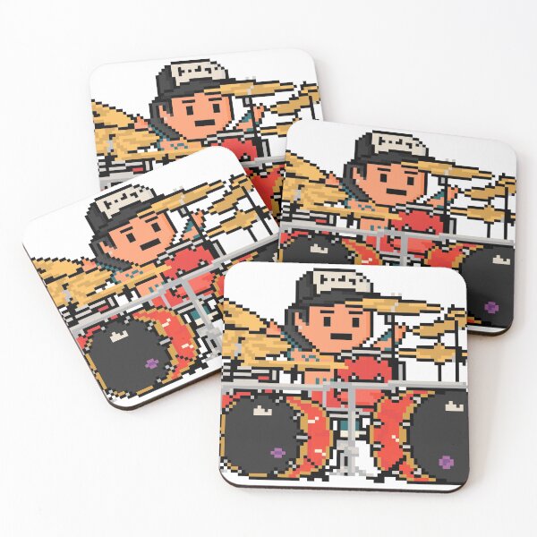 Item preview, Rock Battle Pixel Cruezers Drummer designed and sold by gkillerb.