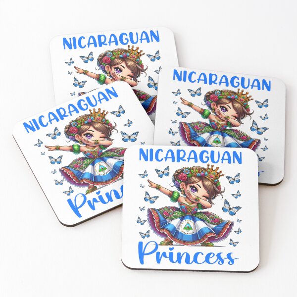 Item preview, Nicaraguan Princess Dabbing for girls & kids designed and sold by NUMAcreations.