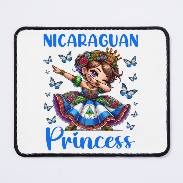 Item preview, Nicaraguan Princess Dabbing for girls & kids designed and sold by NUMAcreations.