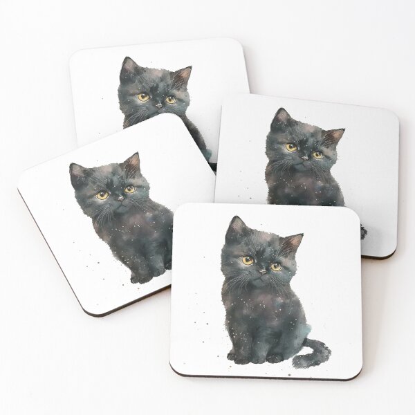 Aperçu de l'œuvre chat noir créée et vendue par TetianaYasinska.
