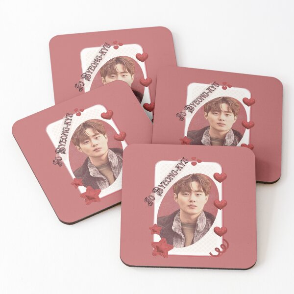 Item preview, Jo Byeong-kyu Korean Actor Kdrama Card Red Aesthetic Collage Design designed and sold by AJUNICE STUDIO.