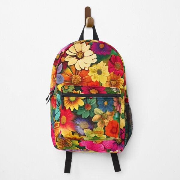 Item preview, 1960's Flower Power Retro Hippie Vibrant-Colored Pattern designed and sold by DEC02.
