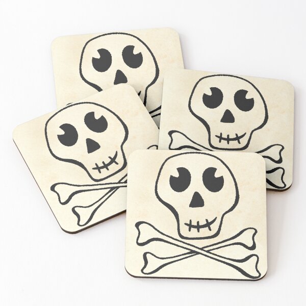 Item preview, Skull and Bones - cute spooky graphic designed and sold by AlliEmm.