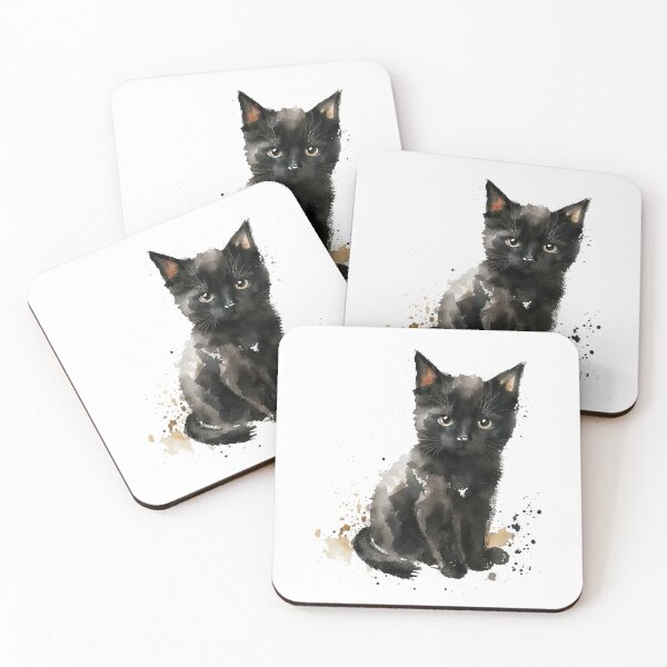 Aperçu de l'œuvre chat noir créée et vendue par TetianaYasinska.