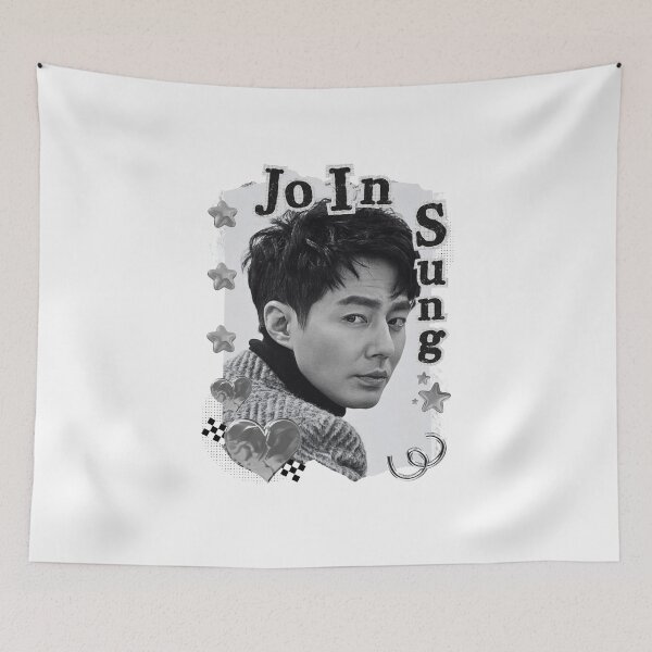 Item preview, Jo In-sung Korean Actor Kdrama Black and White Collage Digital Art Portrait designed and sold by AJUNICE STUDIO.