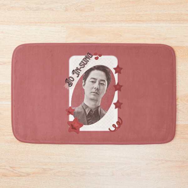 Item preview, Jo In-sung Korean Actor Kdrama Card Red Aesthetic Collage Design designed and sold by AJUNICE STUDIO.