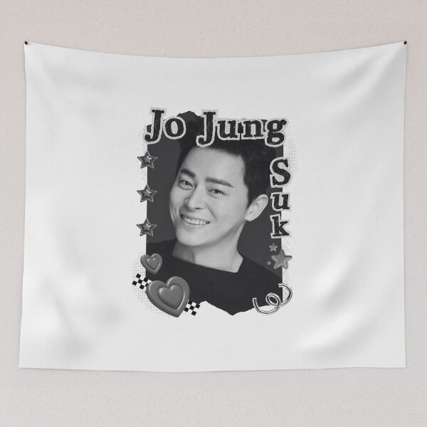 Item preview, Jo Jung-suk Korean Actor Kdrama Black and White Collage Digital Art Portrait designed and sold by AJUNICE STUDIO.