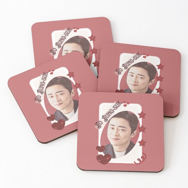 Item preview, Jo Jung-suk Korean Actor Kdrama Card Red Aesthetic Collage Design designed and sold by AJUNICE STUDIO.