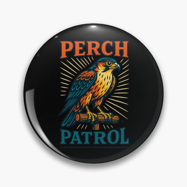 Item preview, Falcon Perch Patrol Falconry Birds Hunting designed and sold by LuminOrb.