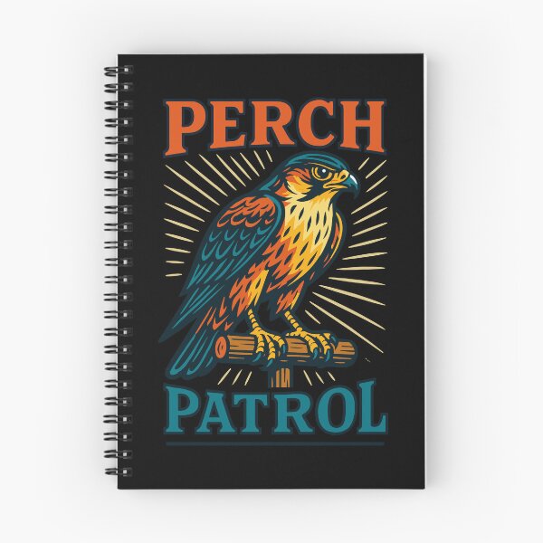 Item preview, Falcon Perch Patrol Falconry Birds Hunting designed and sold by LuminOrb.