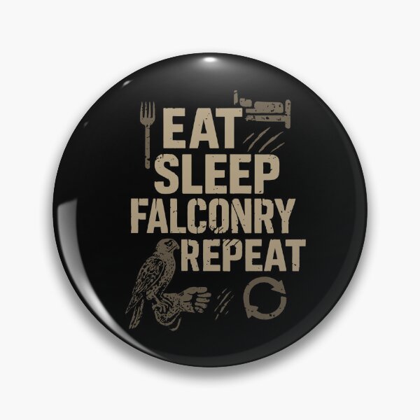 Item preview, Eat Sleep Falconry Repeat Falcon Design designed and sold by LuminOrb.