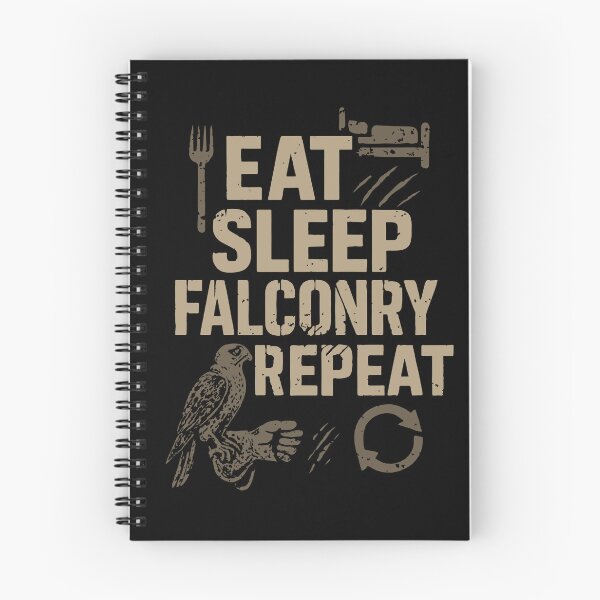 Item preview, Eat Sleep Falconry Repeat Falcon Design designed and sold by LuminOrb.